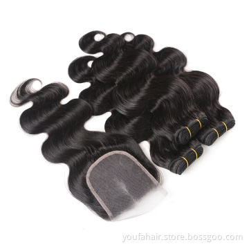 Preplucked Human Hair Lace Closure 2x6 4x6 Lace Closure 5x5 6x6 7x7 All Size Lace Closure Straight Body Wave with Baby Hair